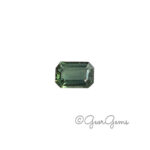 0.62ct Teal Sapphire - Emerald Cut