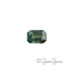 0.69ct Teal Sapphire - Emerald Cut