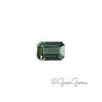 0.72ct Teal Sapphire - Emerald Cut