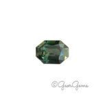 1.08ct Teal Sapphire - Emerald Cut