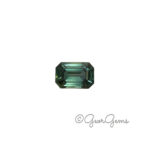 0.62ct Teal Sapphire - Emerald Cut