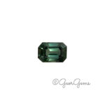 0.68ct Teal Sapphire - Emerald Cut