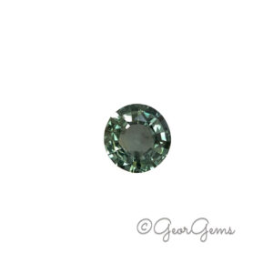 0.67ct Teal Sapphire - Round