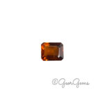 4.11ct Hessonite Garnet - Emerald Cut