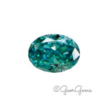 Blue-Green Moissanite - Oval (6x4-9x7mm)