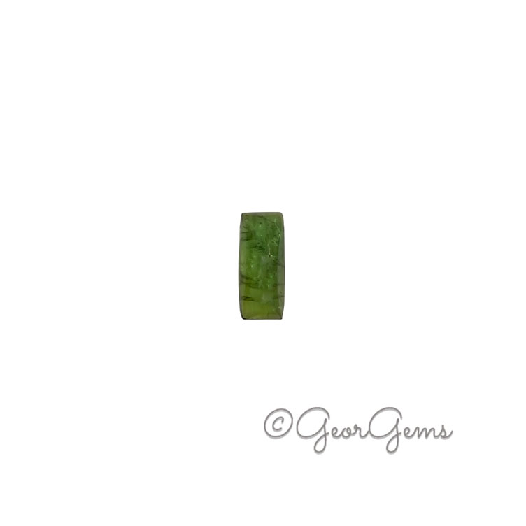 Tourmaline Cabochon-23946 2.26ct Green Tourmaline - Rectangular Cabochon