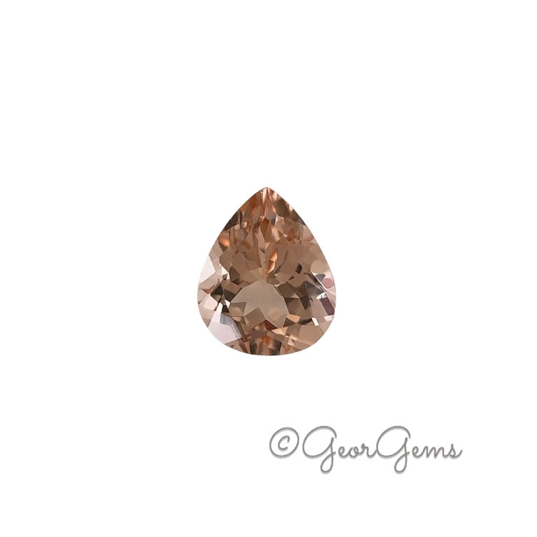 Morganite-24204 2.99ct Morganite - Pear Shape