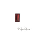 Mozambique Garnet- Baguette (4x2- 7x5mm)
