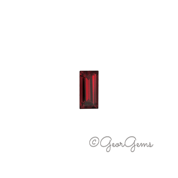 Red-Garnet-Baguette Red Garnet- Baguette (4x2- 7x5mm)