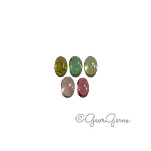 1.52tcw Tourmaline – Oval Cabochon
