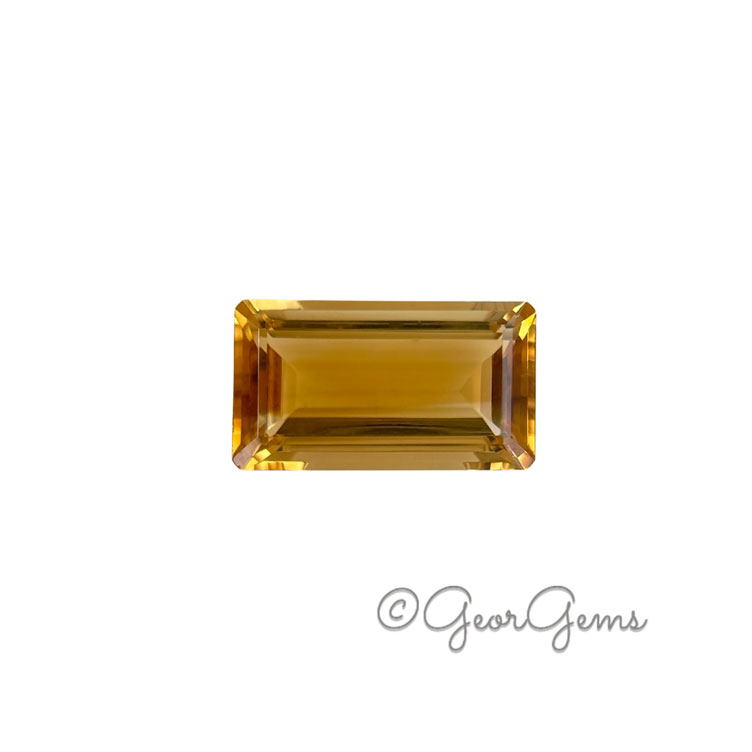 24496 21.54ct Citrine - Emerald Cut
