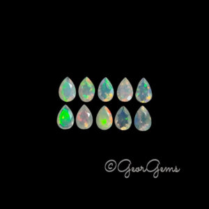 2.84tcw Opal - Pear Shape