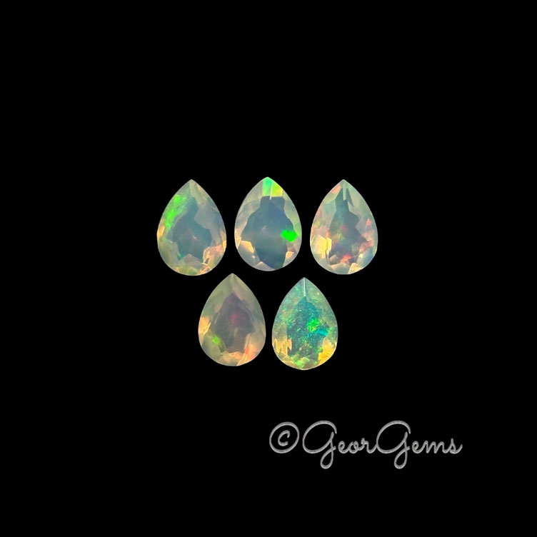 24564 2.43tcw Opal - Pear Shape