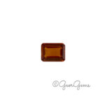 3.47ct Hessonite Garnet - Emerald Cut