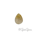 5.56ct Rutile Quartz – Pear Cabochon