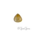 8.12ct Rutile Quartz – Pear Cabochon