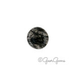 7.49ct Tourmalinated Quartz - Round Cabochon