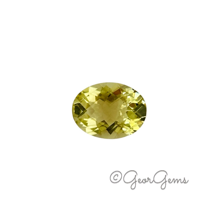 24718 7.27ct Lemon Quartz - Oval