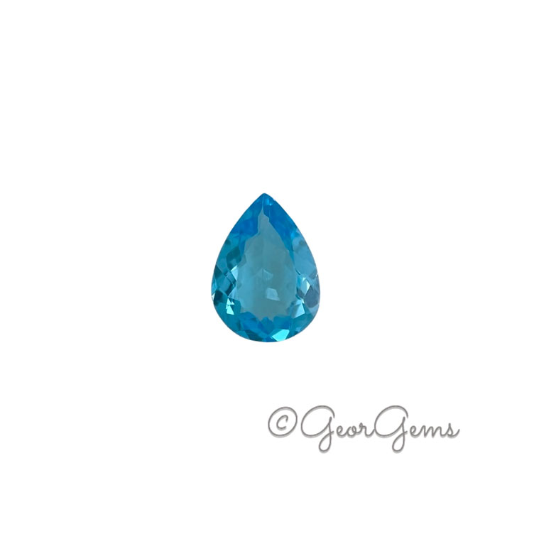 24815 2.88ct Swiss Blue Topaz - Pear Shape