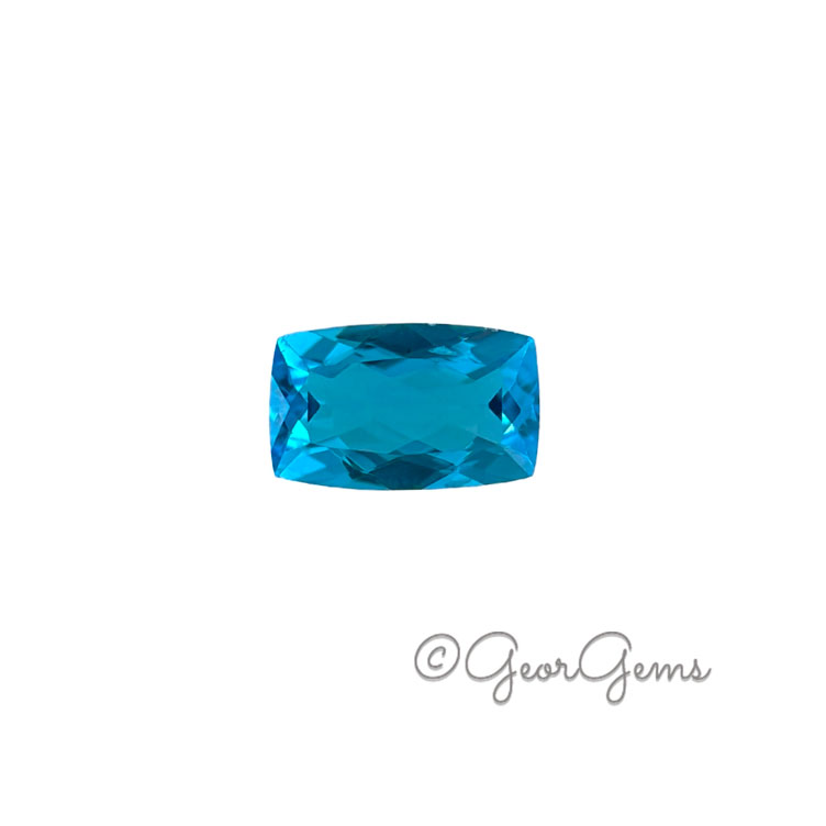 24881 2.56ct Swiss Blue Topaz - Rectangular Cushion