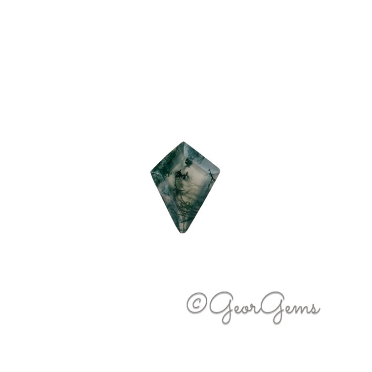 24902 2.38ct Moss Agate - Kite Shape