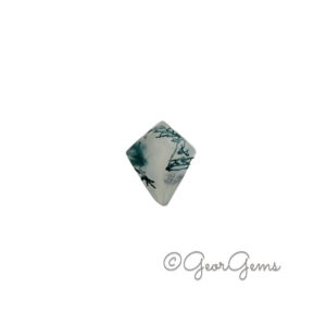 1.26ct Moss Agate - Kite Shape
