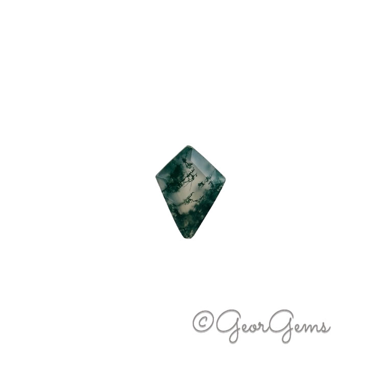 24905 2.66ct Moss Agate - Kite Shape