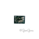 6.38ct Moss Agate - Rectangular Step Cut