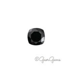 Black Moissanite Cushion (6x6-10x10mm)