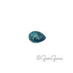 0.56ct Peacock Sapphire - Pear Shape