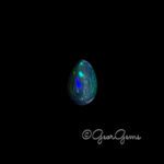 3.93ct Black Opal - Pear Cabochon