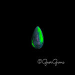 3.20ct Black Opal - Pear Cabochon