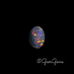 3.06ct Black Opal - Oval Cabochon