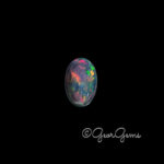 3.58ct Black Opal - Oval Cabochon