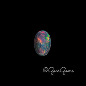 3.58ct Black Opal - Oval Cabochon
