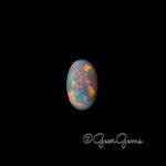 2.87ct Black Opal - Oval Cabochon