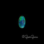 3.79ct Black Opal - Oval Cabochon