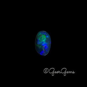 2.73ct Black Opal - Oval Cabochon