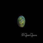 2.40ct Black Opal - Oval Cabochon