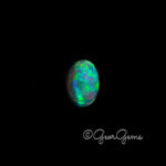 3.24ct Black Opal - Oval Cabochon