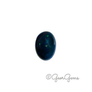 9.37ct Dark Blue Opal - Oval Cabochon