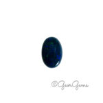 5.80ct Dark Blue Opal - Oval Cabochon