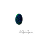 3.41ct Dark Blue Opal - Oval Cabochon