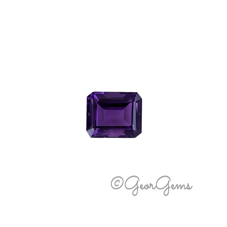 25298 7.43ct Amethyst - Emerald Cut
