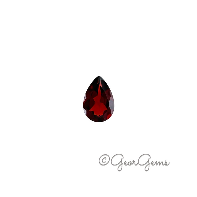 25355 2.98ct Garnet - Pear Shape