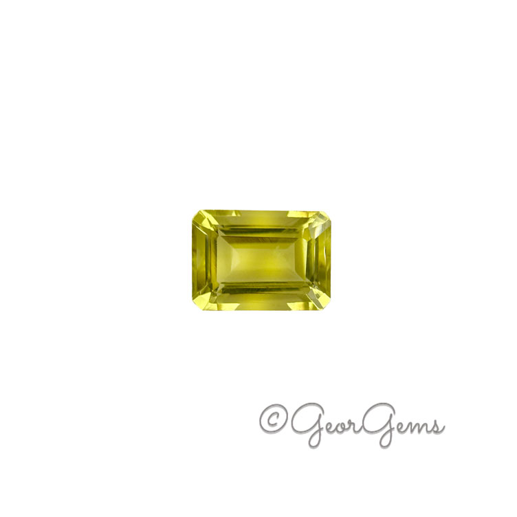 25459 7.68ct Lemon Quartz - Emerald Cut