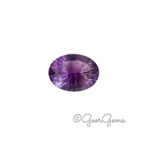 14.57ct Amethyst - Concave Oval Cut