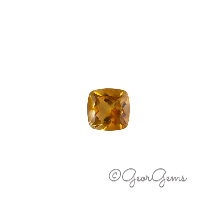 25548 3.90ct Citrine - Cushion