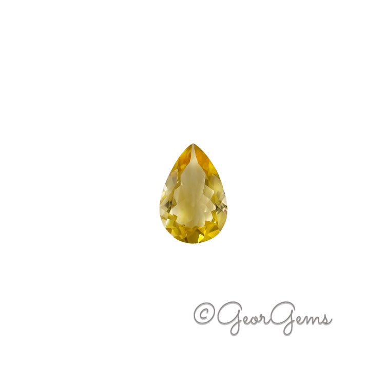 25556 4.03ct Citrine - Pear Shape