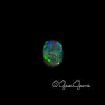 3.84ct Black Opal - Oval Cabochon